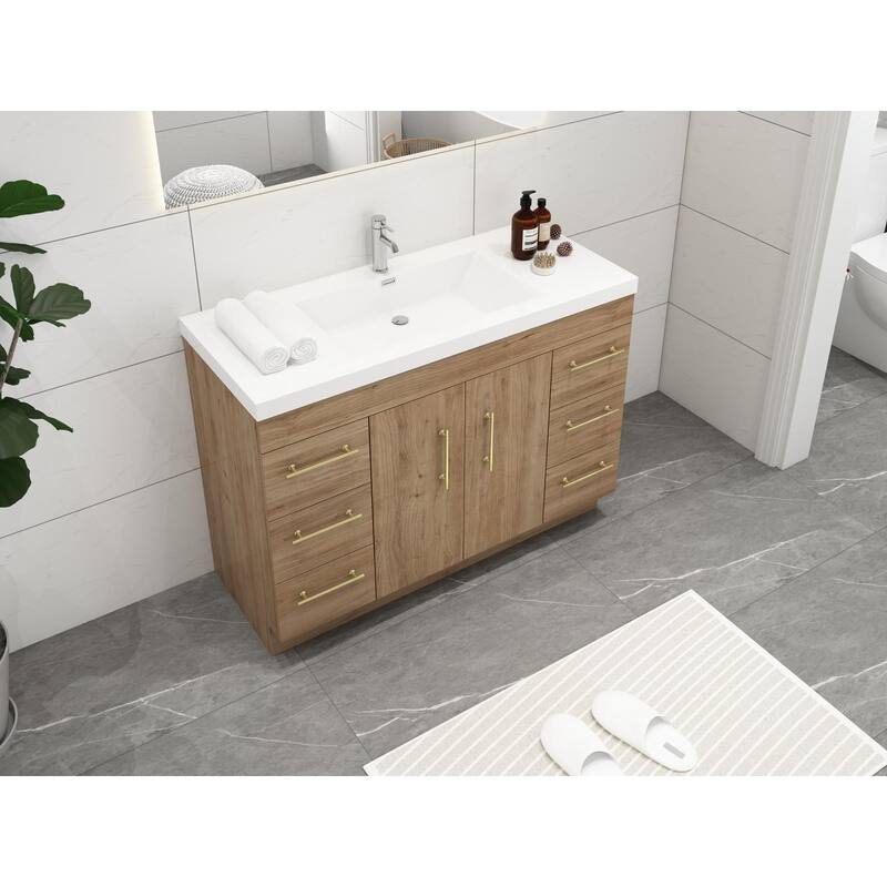 Eliza 48'' Freestanding Vanity with Single Sink