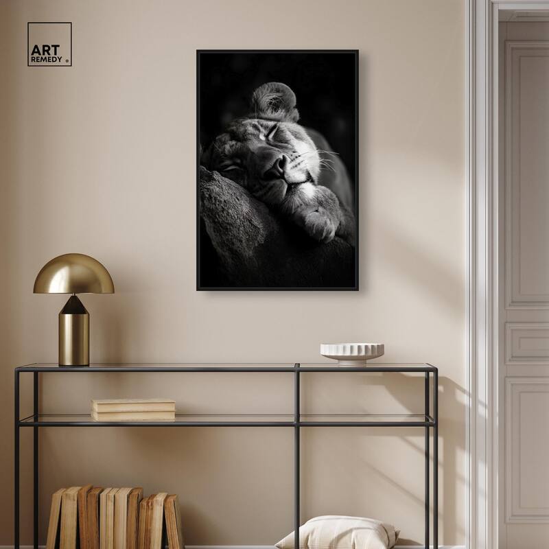 Resting Predator Canvas by Art Remedy