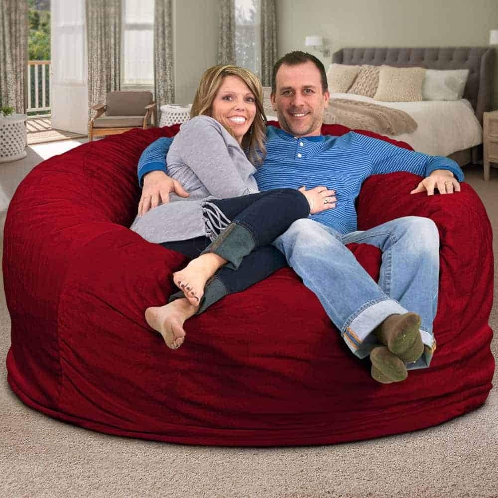 Big red bean bag cheap