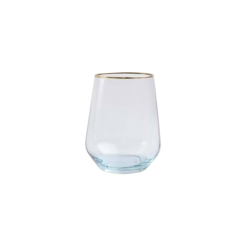 viva by VIETRI Rainbow Assorted Stemless Wine Glasses - Set of 4