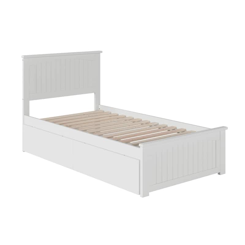 AFI Nantucket Platform Bed with Matching Footboard & Storage Drawers