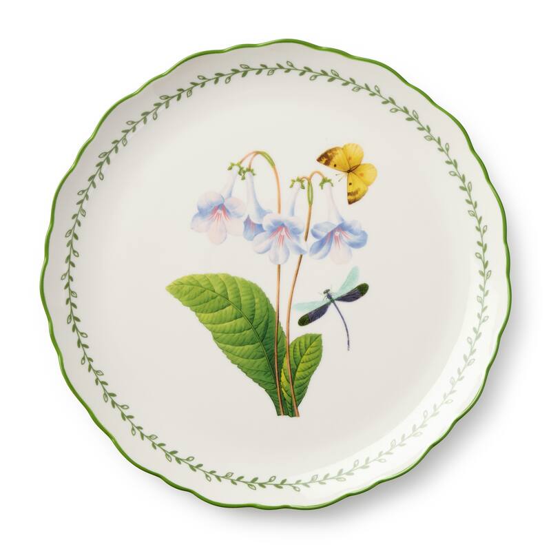 Certified International Mirabella 10.5" Dinner Plates, Set of 4 Assorted Designs - 10.50"L x 10.50"W x 1.00"H