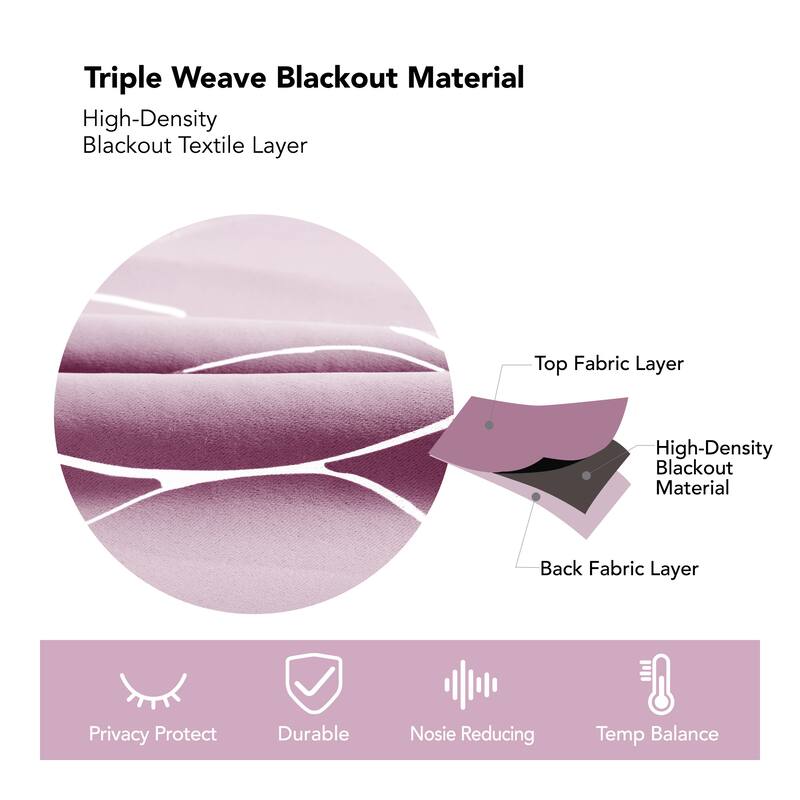 Deconovo Silver Line 42 Width Curtain Panel Pair (2 Panel)