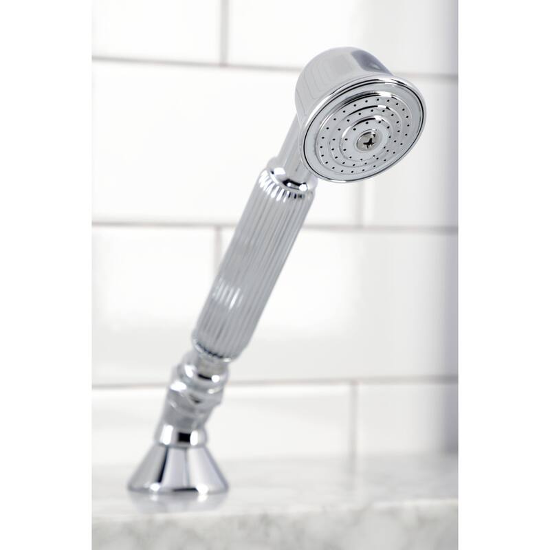 Kingston Brass Deck Mount Hand Shower with Diverter for Roman Tub Faucet
