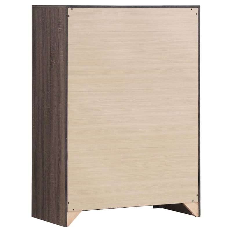 Brantford Farmhouse Wood 4-drawer Bedroom Chest