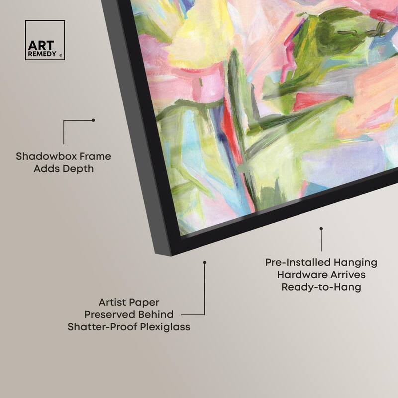 Blushing Promises Shadowbox by Art Remedy