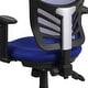 preview thumbnail 9 of 164, Nicholas Mid-Back Blue Mesh Multifunction Executive Swivel Ergonomic Office Chair with Adjustable Arms