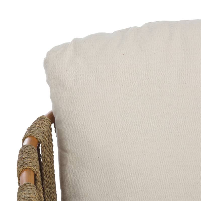 SAFAVIEH Couture Donatello Rattan Pole Accent Chair - 29"W x 34"D x 30"H