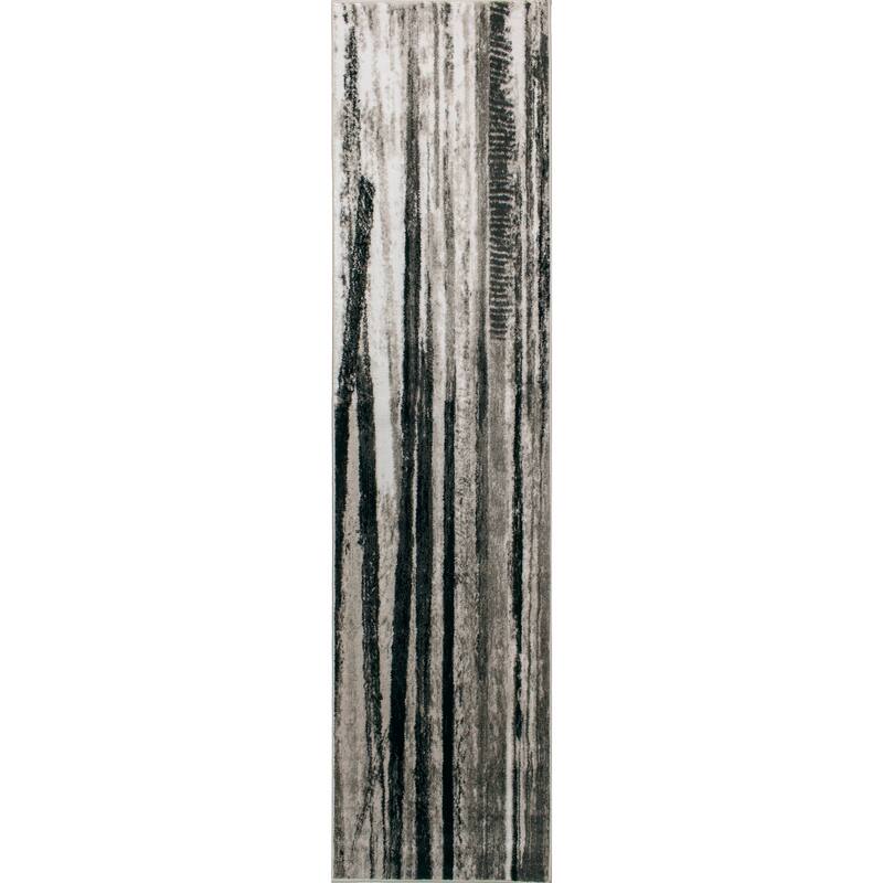 Perry Collection - Grey/White Modern Rug