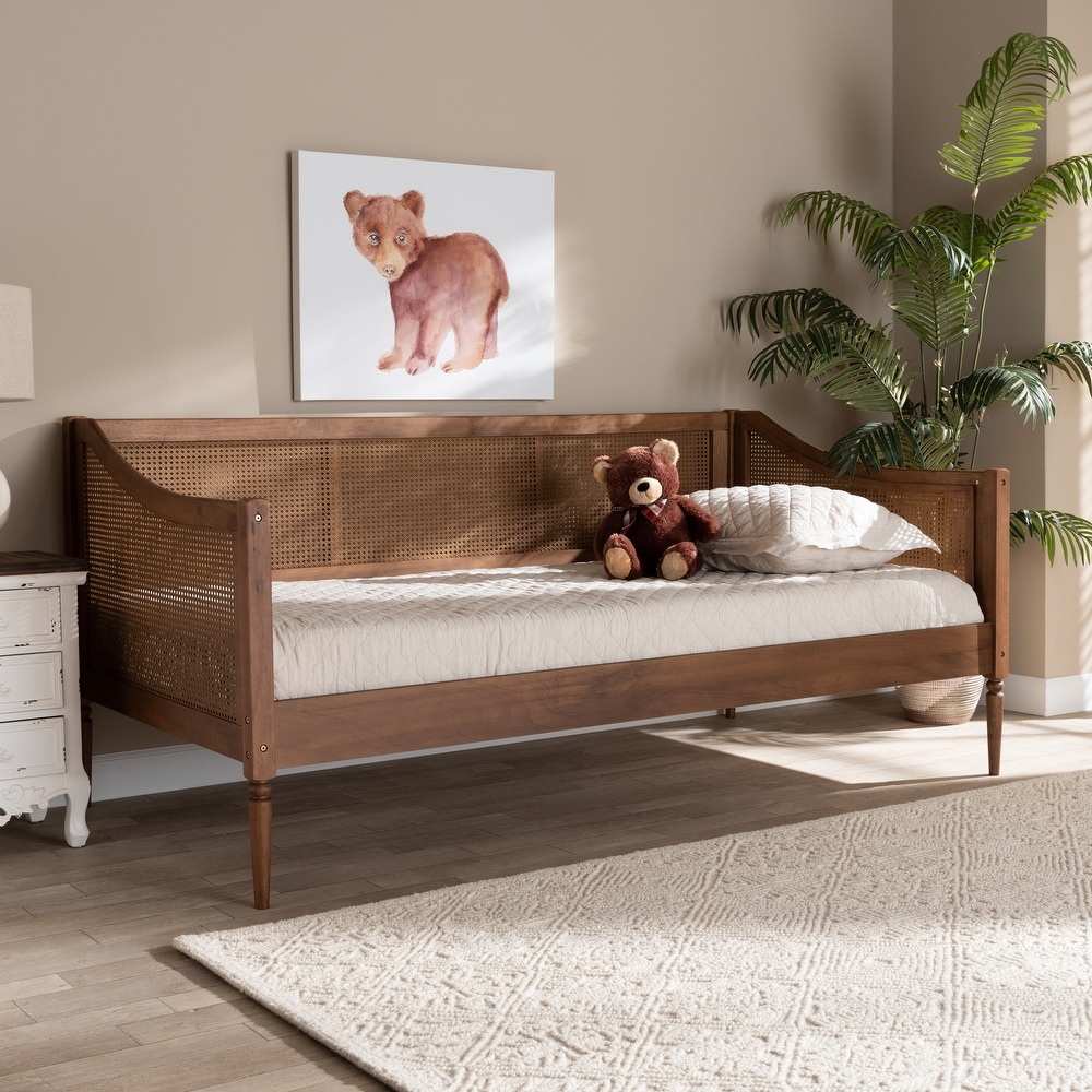 Baxton studio kendra modern and contemporary finished expandable twin size to king size daybed with storage discount