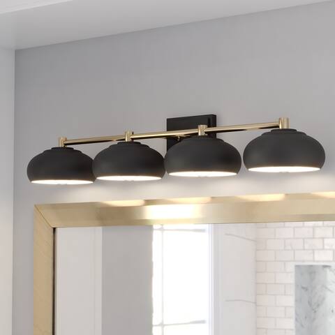 Belmont Mid Century Modern Dome Bathroom Wall Sconce Light Fixture