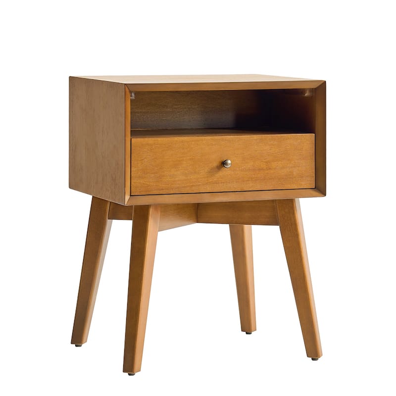 Pallantium Farmhouse 30"Tall Distressed 3-Drawer Nightstand With Solid Wood Legs and Adjustable Feet by HULALA HOME