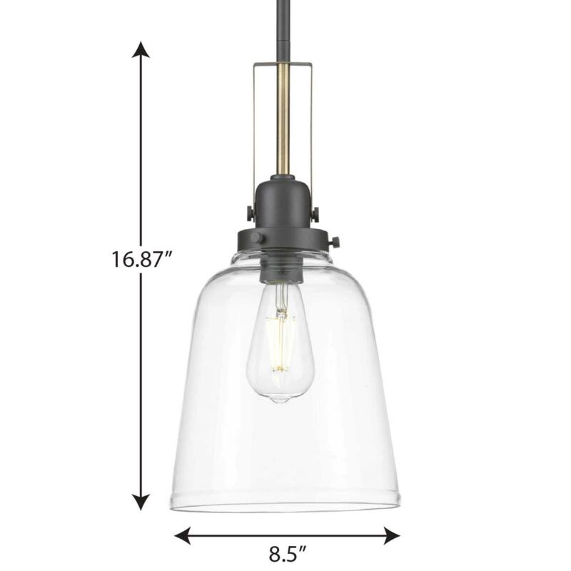 Progress Lighting Rushton 9" Wide Mini Pendant