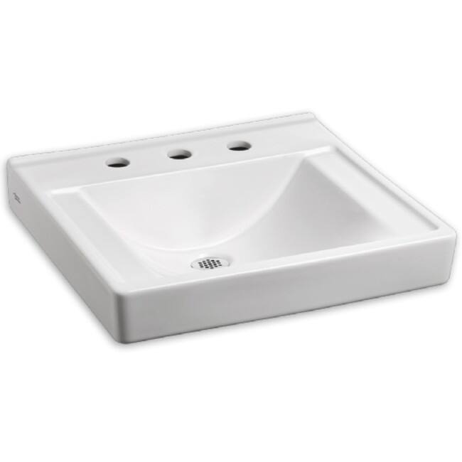American Standard Decorum 20" Wall Mounted Bathroom Sink with