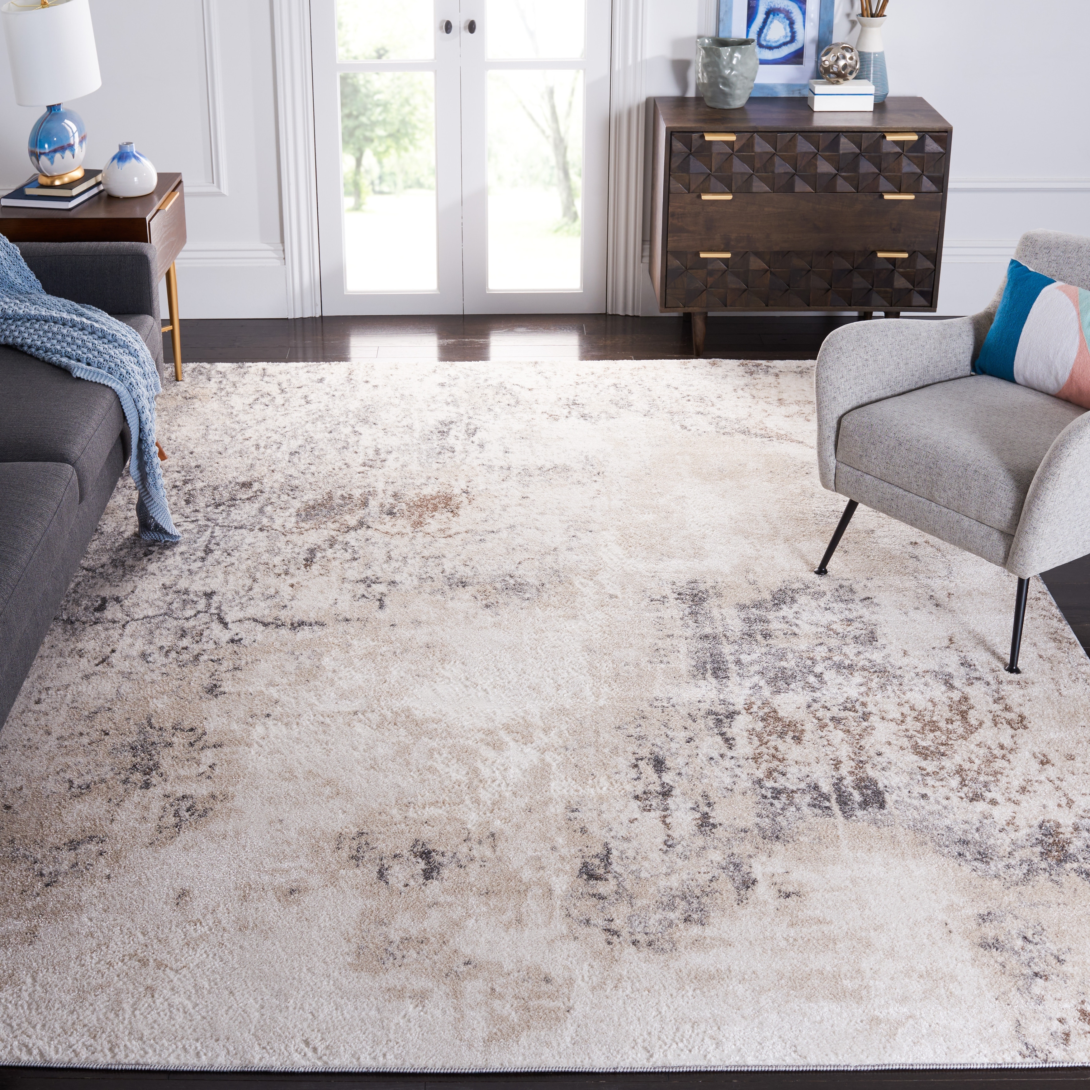SAFAVIEH Aston Adosinha Modern Abstract Rug
