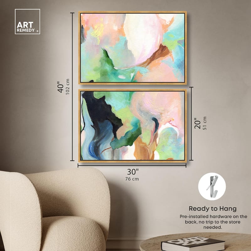 The Dreamer part II Canvas Set of 2 by Art Remedy