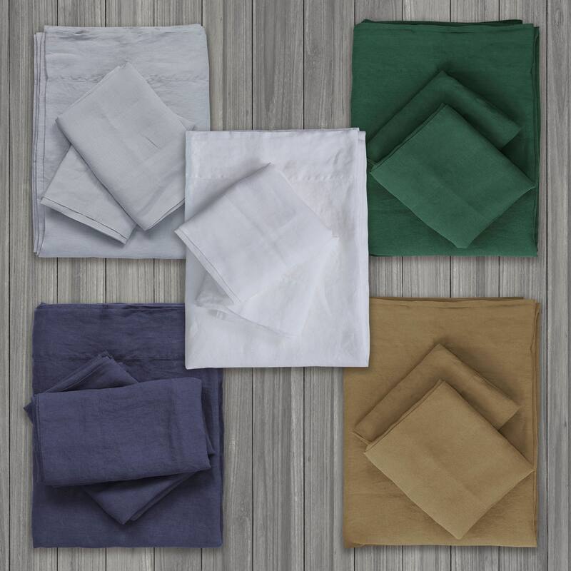 European Garment Washed Linen Pillowcases (Set of 2)