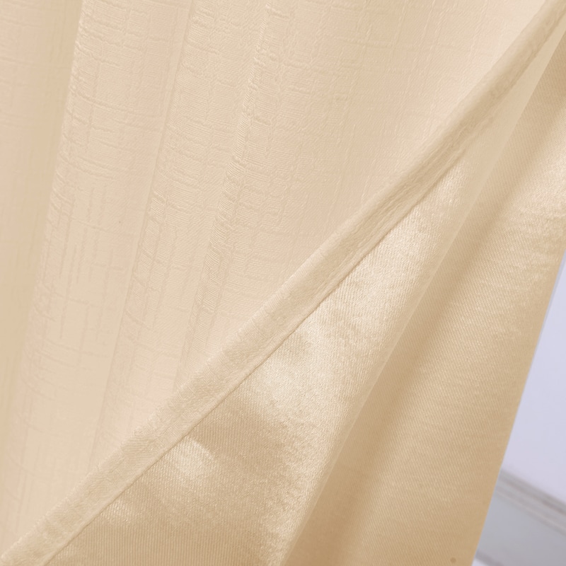 Lynx Matte Embossed Room Darkening Grommet Panel 84" - (1x) 52 x 84 in.