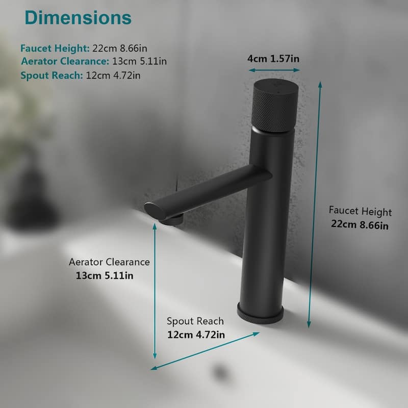 Modern Single Hole Bathroom Basin Faucet for Sink