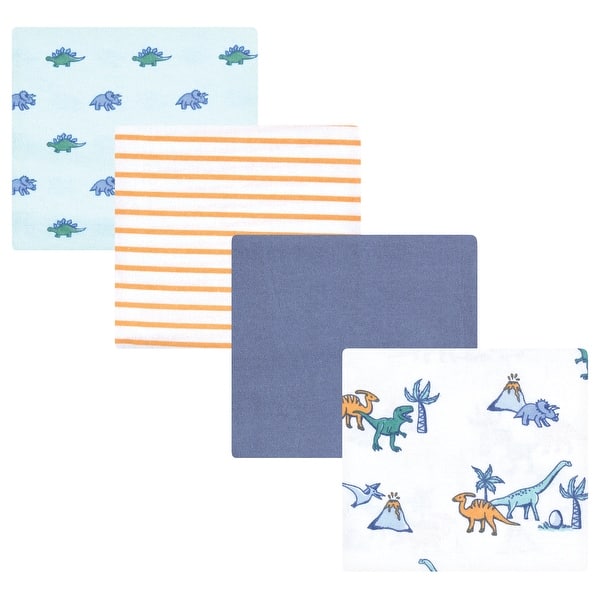 slide 1 of 1, Hudson Baby Boys Cotton Flannel Receiving Blankets, Pastel Dino, One Size - Pastel Dino - One Size One Size - Pastel Dino