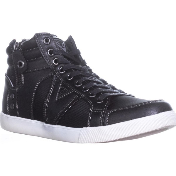 guess black high top sneakers