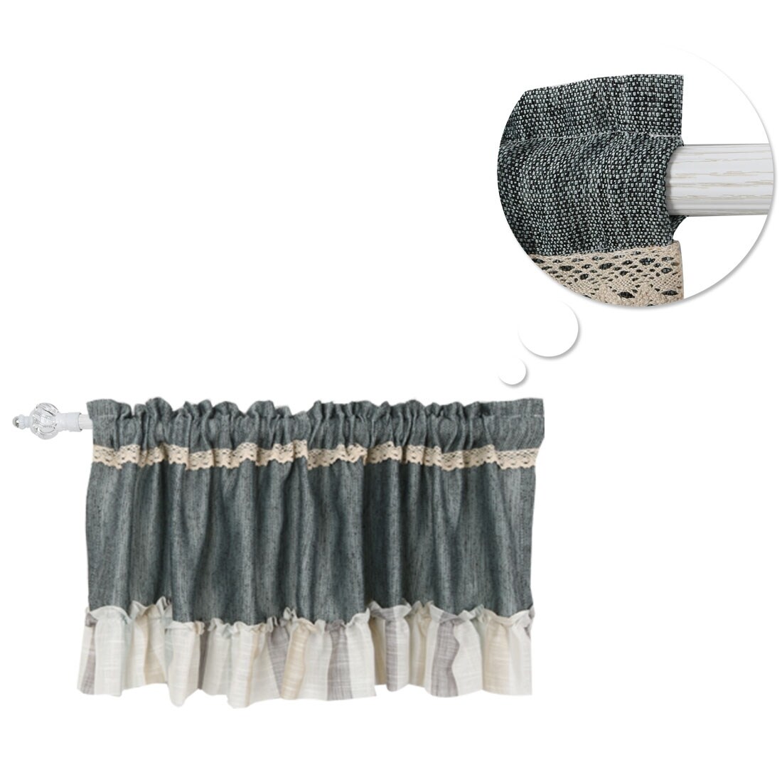 short scarf valance