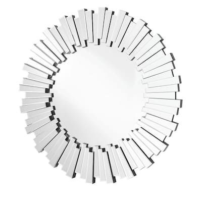 Elegant Lighting MR9138 Modern 39-1/2" Diameter Circular Framed - Clear