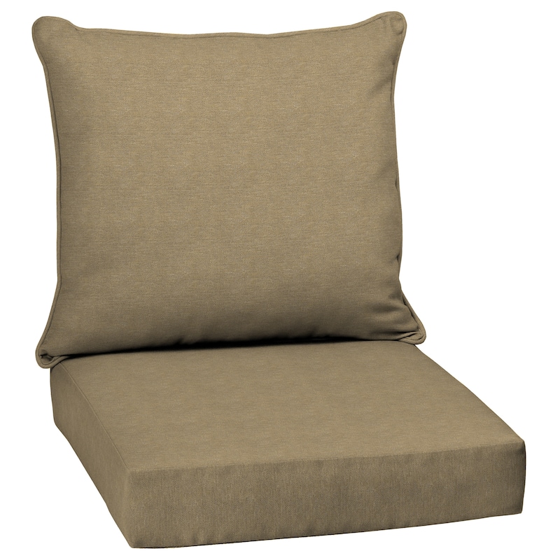ARDEN tan hamilton Outdoor Deep Seat Cushion Set - 24 W x 24 D in.
