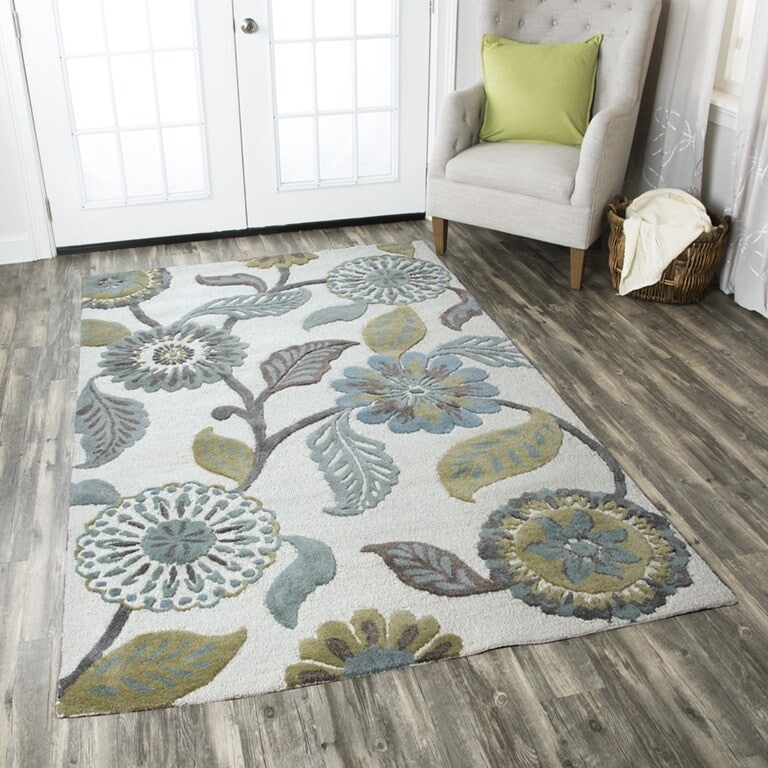 NAVATEXTURA Milan Botanical Floral rug