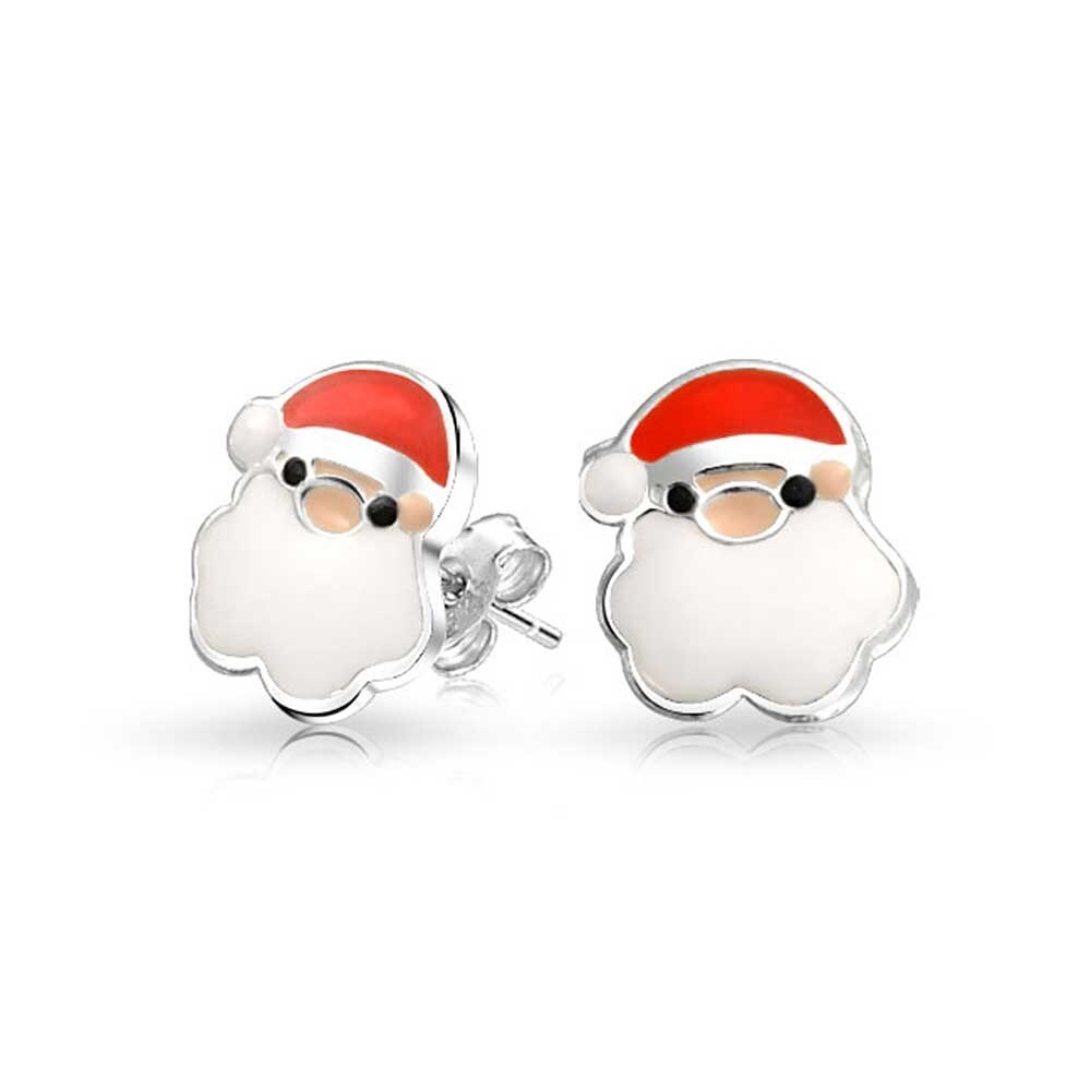 christmas stud earrings