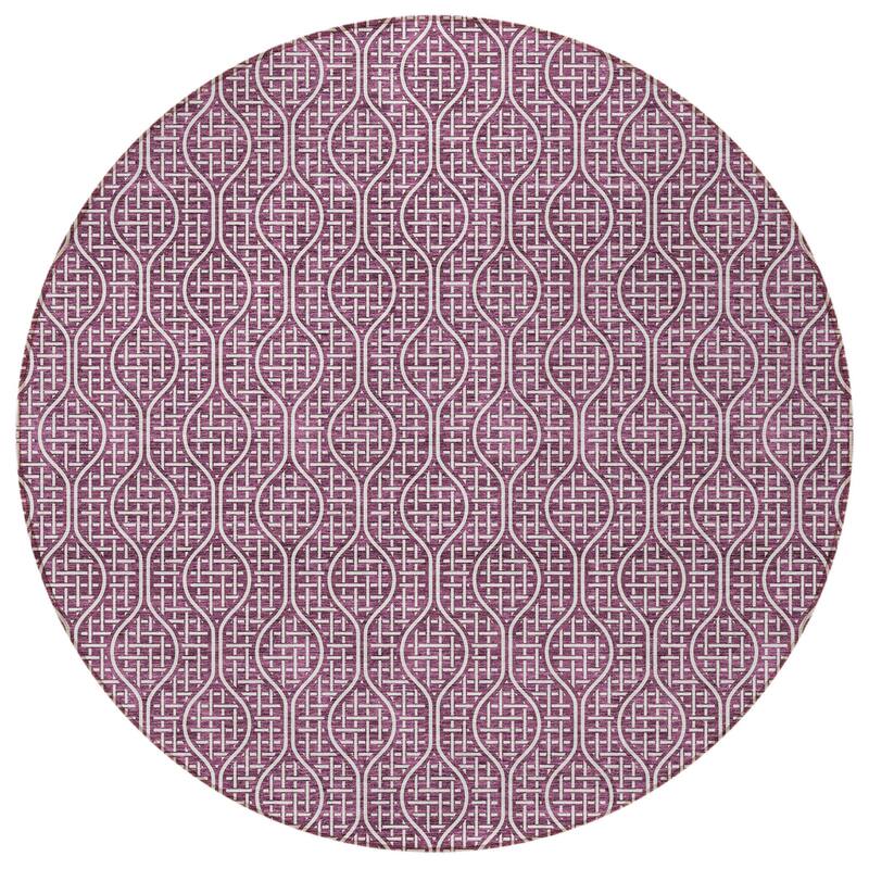 HomeRoots Geometric Transitional Rectangle Outdoor Rug