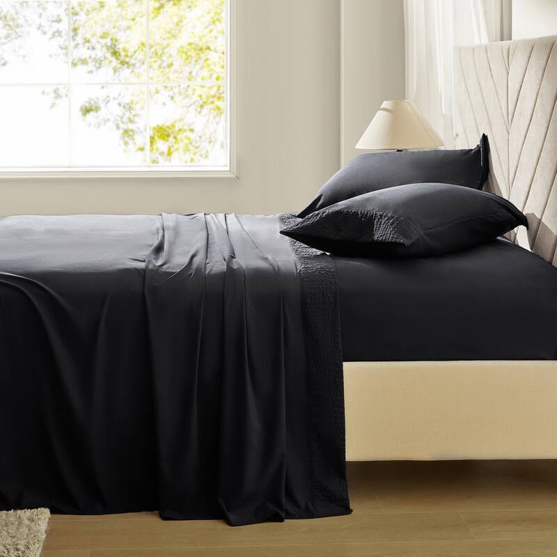 Polyester Bedding Sheets and Pillowcases by HULALA HOME