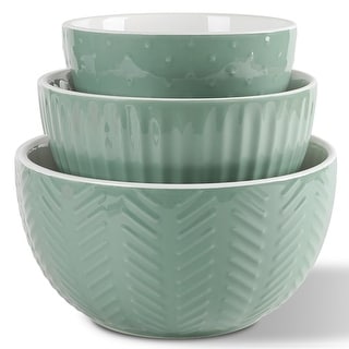 Ceramic Mixing Bowls Set, Serving Bowls Set For Kitchen,Large 5/3/1.5 ...