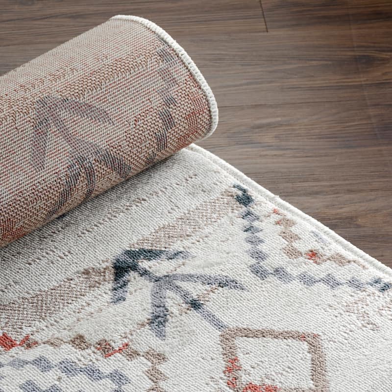 Modern Geometric Southwestern Indoor Area Rug by Superior