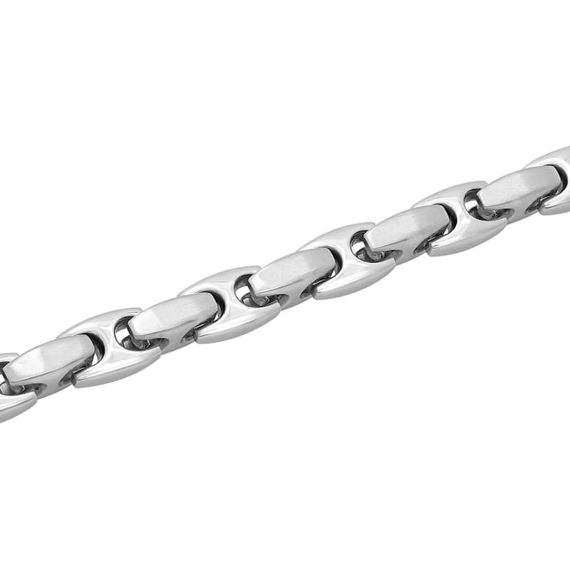 Steel Nation Stainless Steel Heavy Mariner Bracelet
