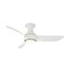 Option Brushed Nickel Matte White