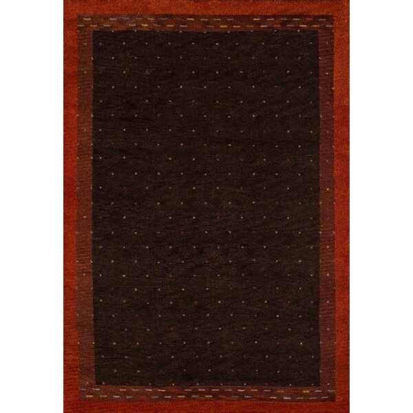 Shop Momeni Desert Gabbeh Hand Knotted Wool Rug 9 6 X 13 6 9 6 X 13 6 Overstock 9657947