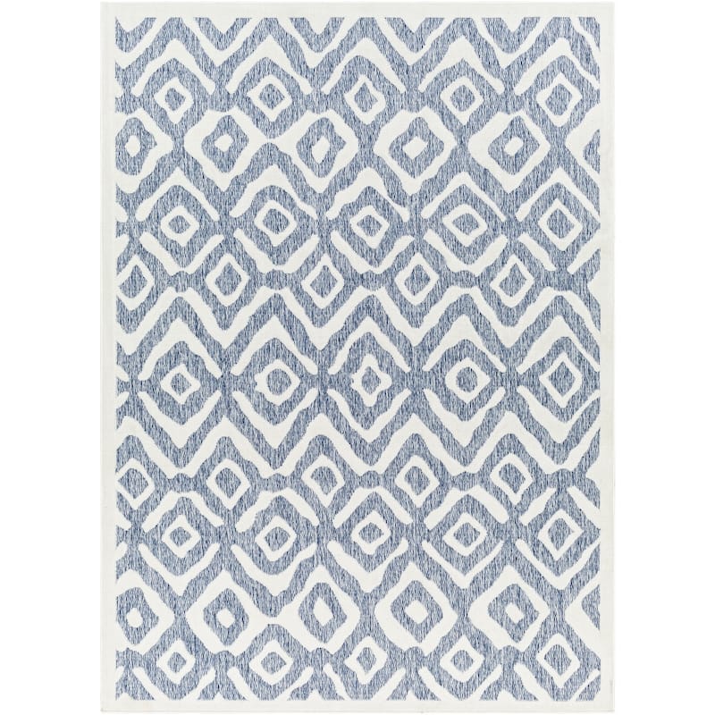 Livabliss San Diego Indoor/ Outdoor Boho Diamond Area rug