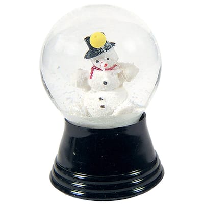 2.5" Perzy Small Snowman Christmas Snow Globe