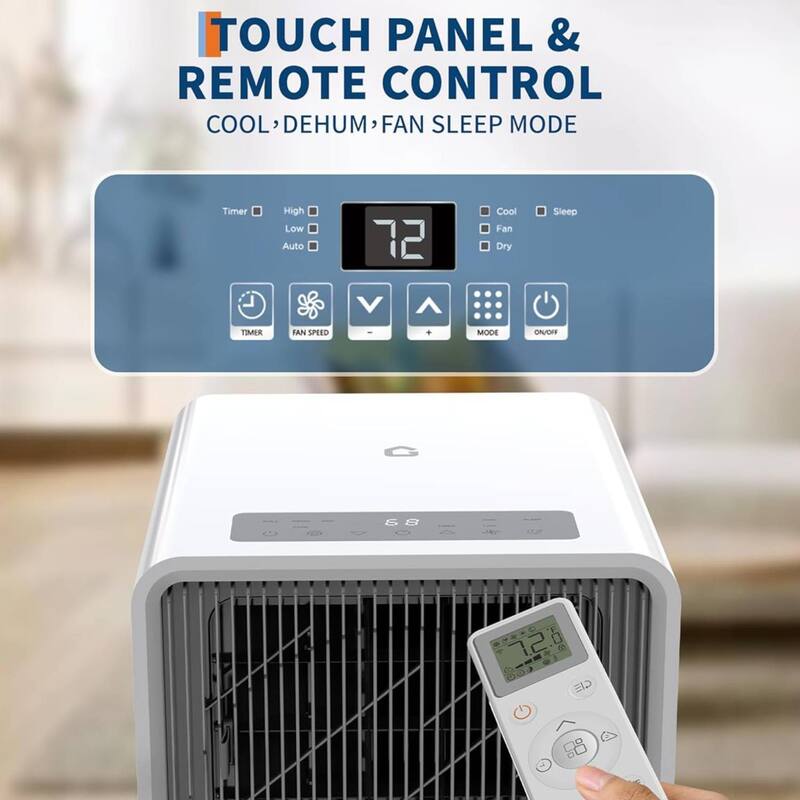 4-IN-1 14000 Btus Portable Air Conditioners Cools Up to 700 Sq.Ft. - N/A