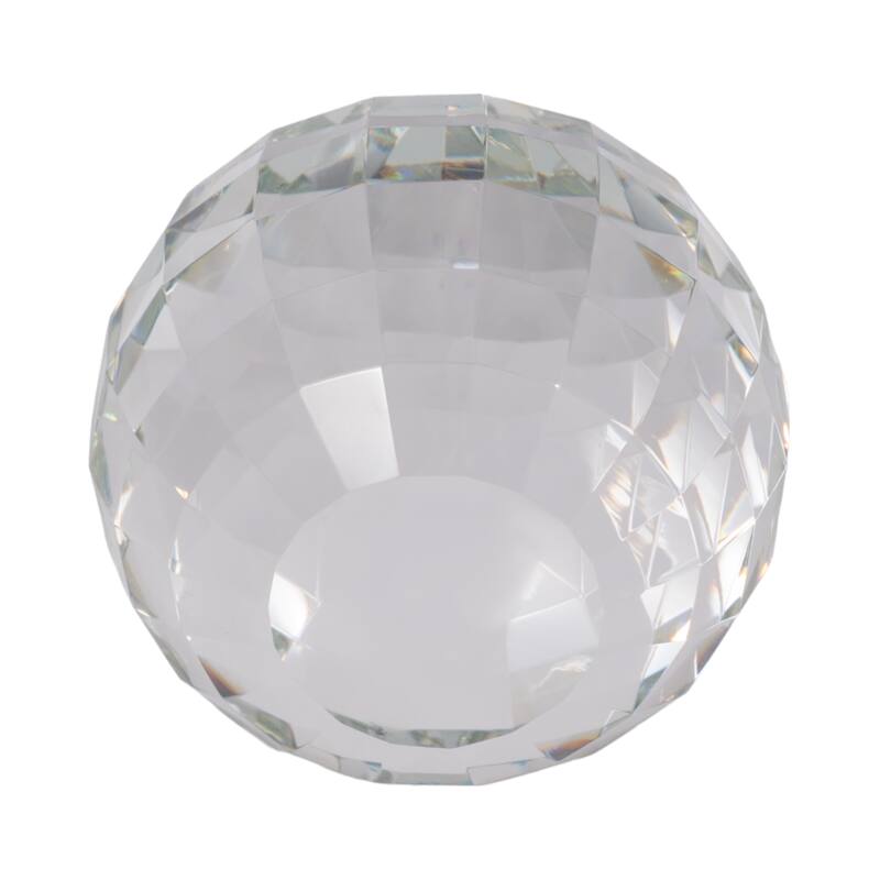Sagebrook Home Contemporary Clear Crystal Orb Ball Decor