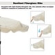 preview thumbnail 24 of 49, Clihome 9 Ft. Bohemian Fringed Patio Market Umbrella