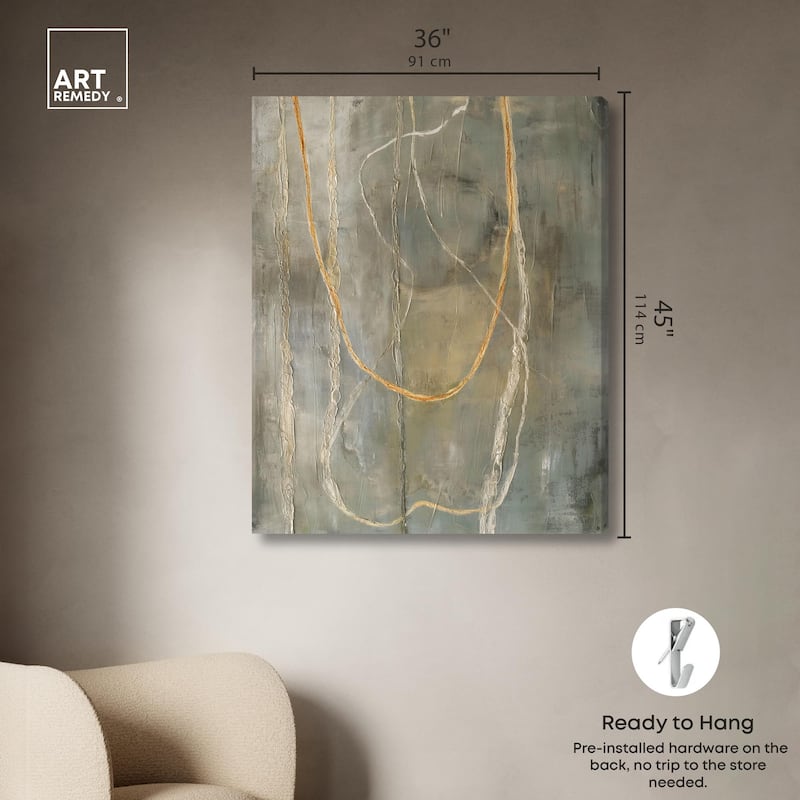 Gossamer Pathways III Canvas by Art Remedy, Gallery Wrapped