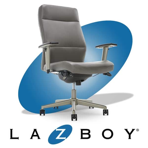 slide 2 of 44, La-Z-Boy Modern Baylor Executive Office Chair Grey