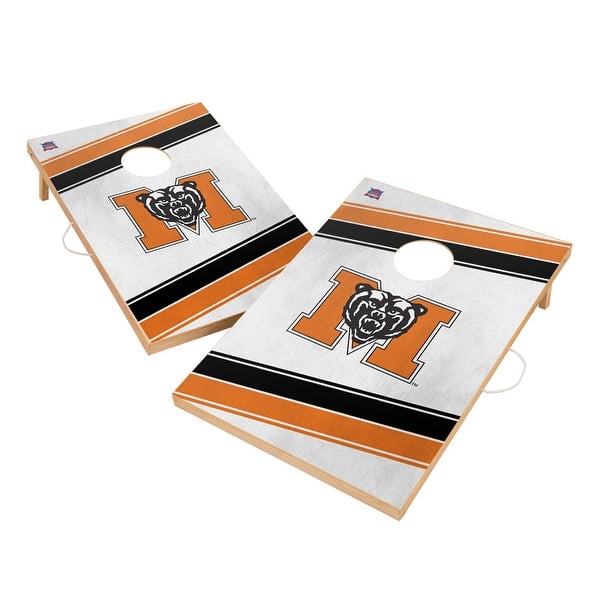 slide 2 of 5, Mercer University Bears Regulation 2x4 Cornhole Set