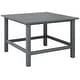 preview thumbnail 79 of 180, Laguna Kids Outdoor 31" Square Poly Dining Table Gray