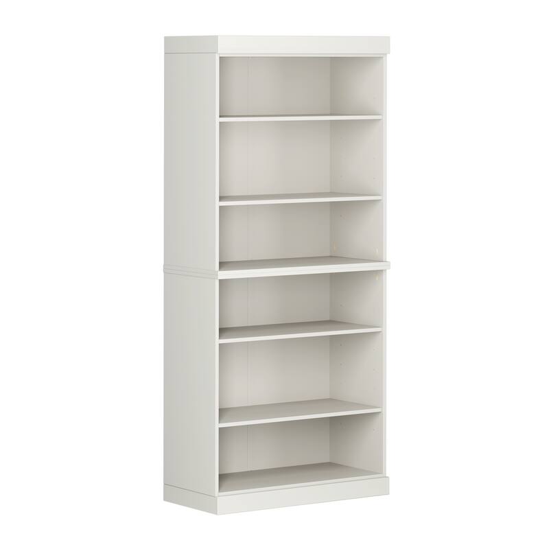 100% Solid Wood Tall Bookcase with Adjustable Shelves, Modular Storage, Open Display Bookshelf, 32" W x 71.5" H