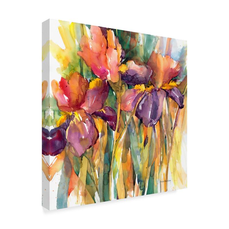 Annelein Beukenkamp 'Together Purple Red' Canvas Art