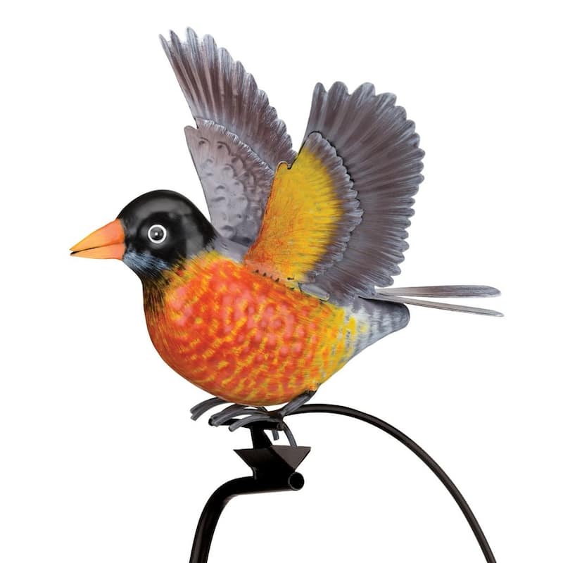 Rocker Bird Stake - Robin