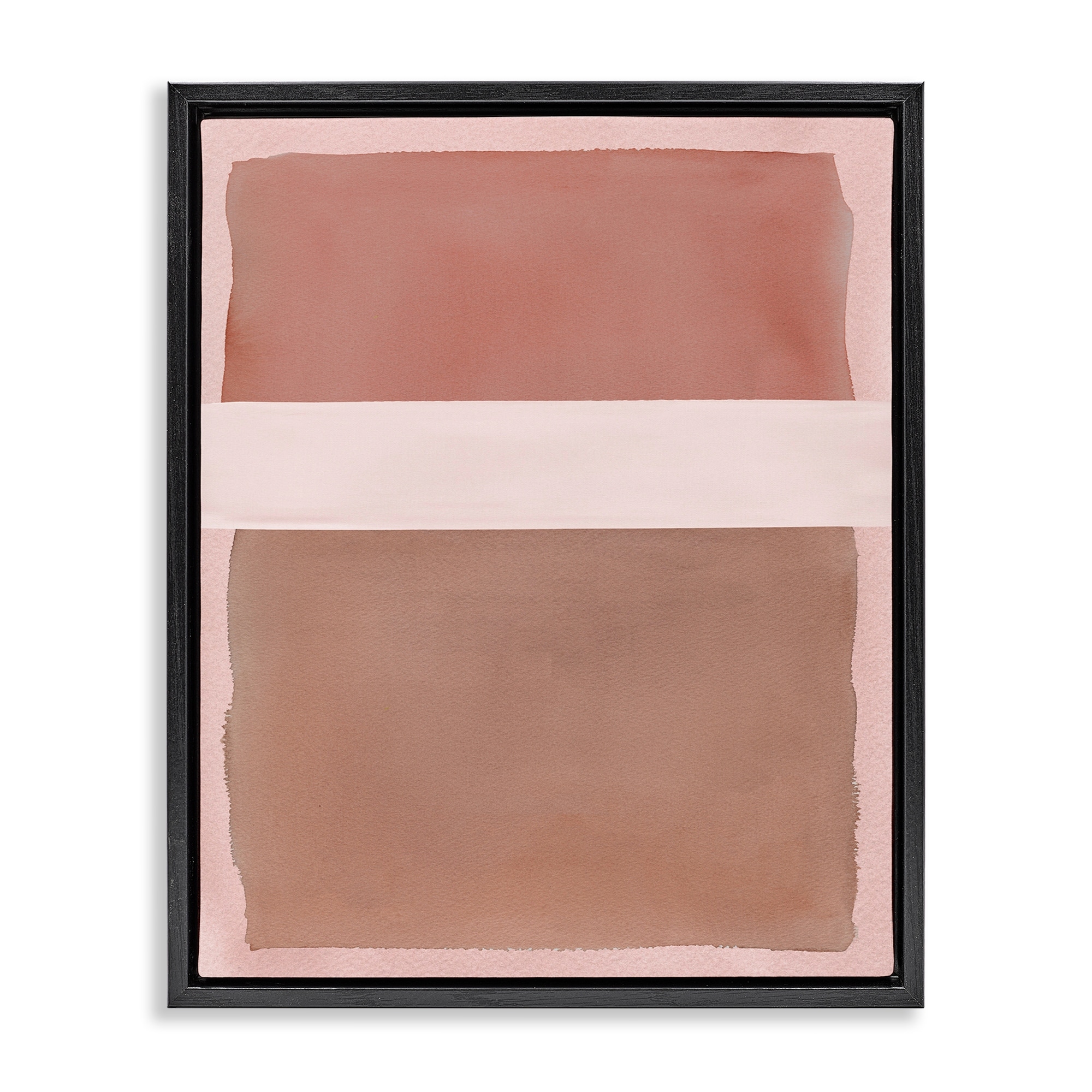 Stupell Fun with Pink & Tan Framed Floater Canvas Wall Art Design By Nina Jacobs